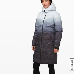 Lululemon “Slush Hour Parka *Glacier” 600 full power down Waterproof Seam sealed